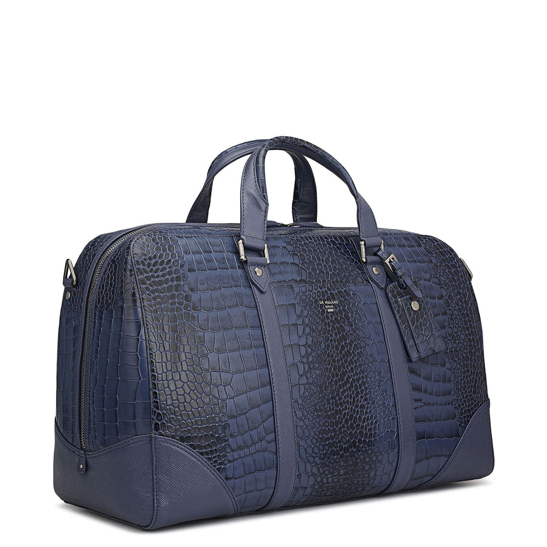 Croco Leather Luggage - Stardust