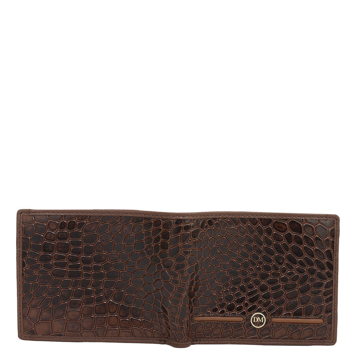 Date Bifold Leather Mens Wallet