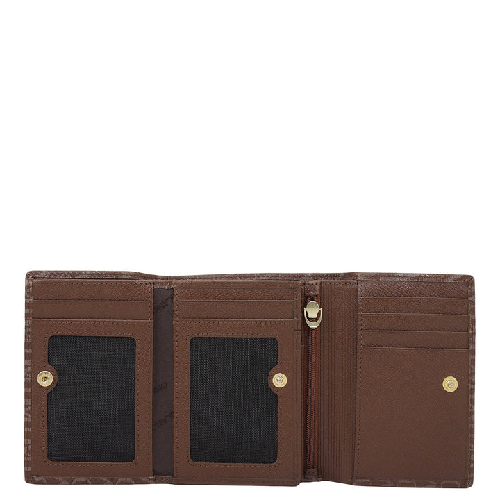 Monogram Leather Ladies Wallet - Date