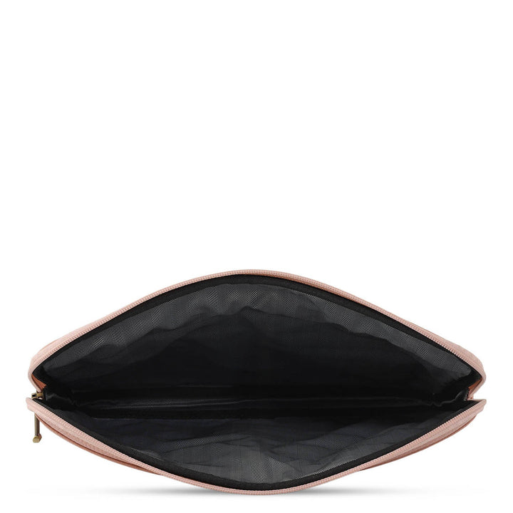 Wax Leather Laptop Sleeve - Feather