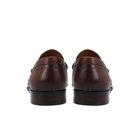 Tan Signato Leather Loafers