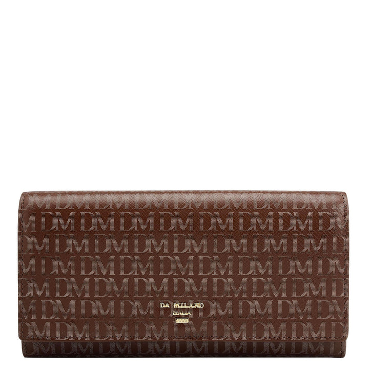 Monogram Leather Ladies Wallet - Date