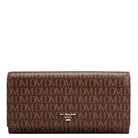 Monogram Leather Ladies Wallet - Date