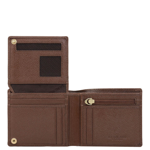 Date Bifold Leather Mens Wallet