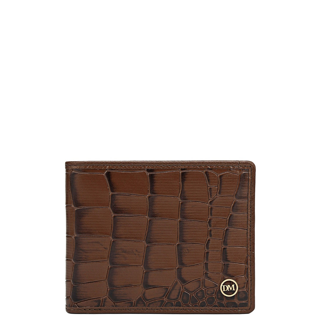 Date Bifold Leather Mens Wallet