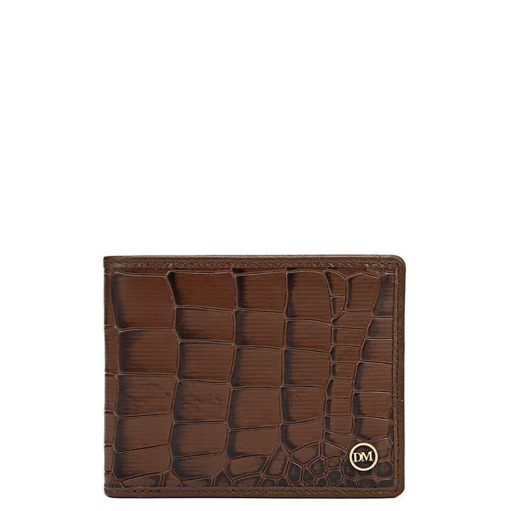 Date Bifold Leather Mens Wallet