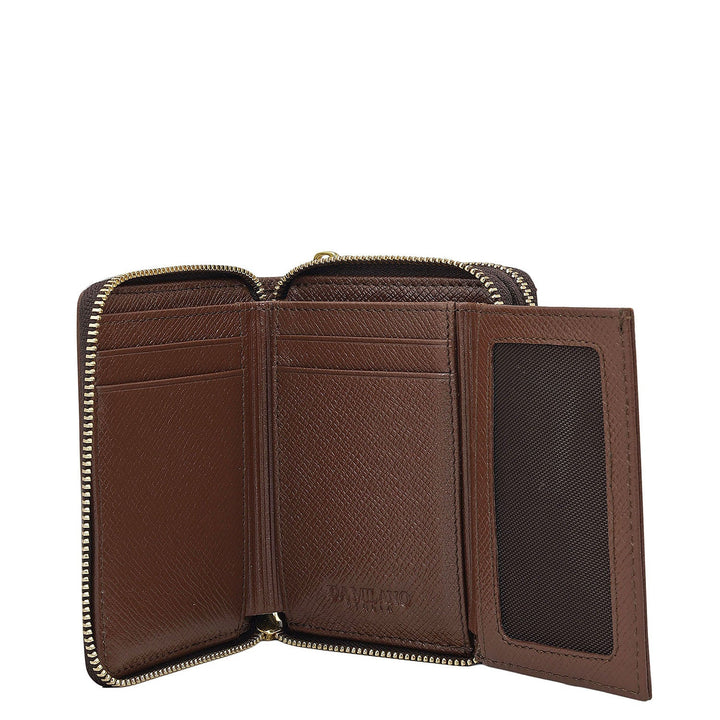 Croco Leather Ladies Wallet - Date