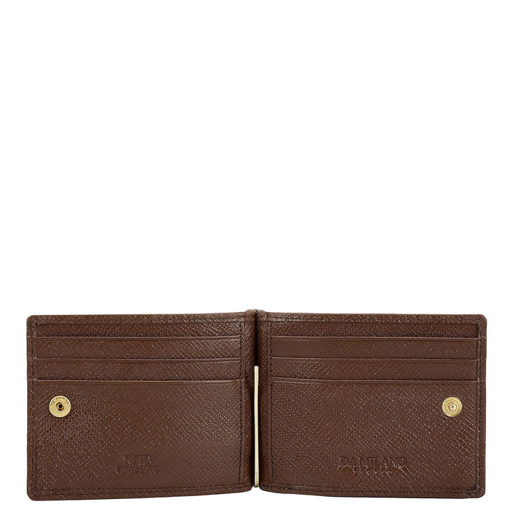 Croco Leather Money Clip - Date