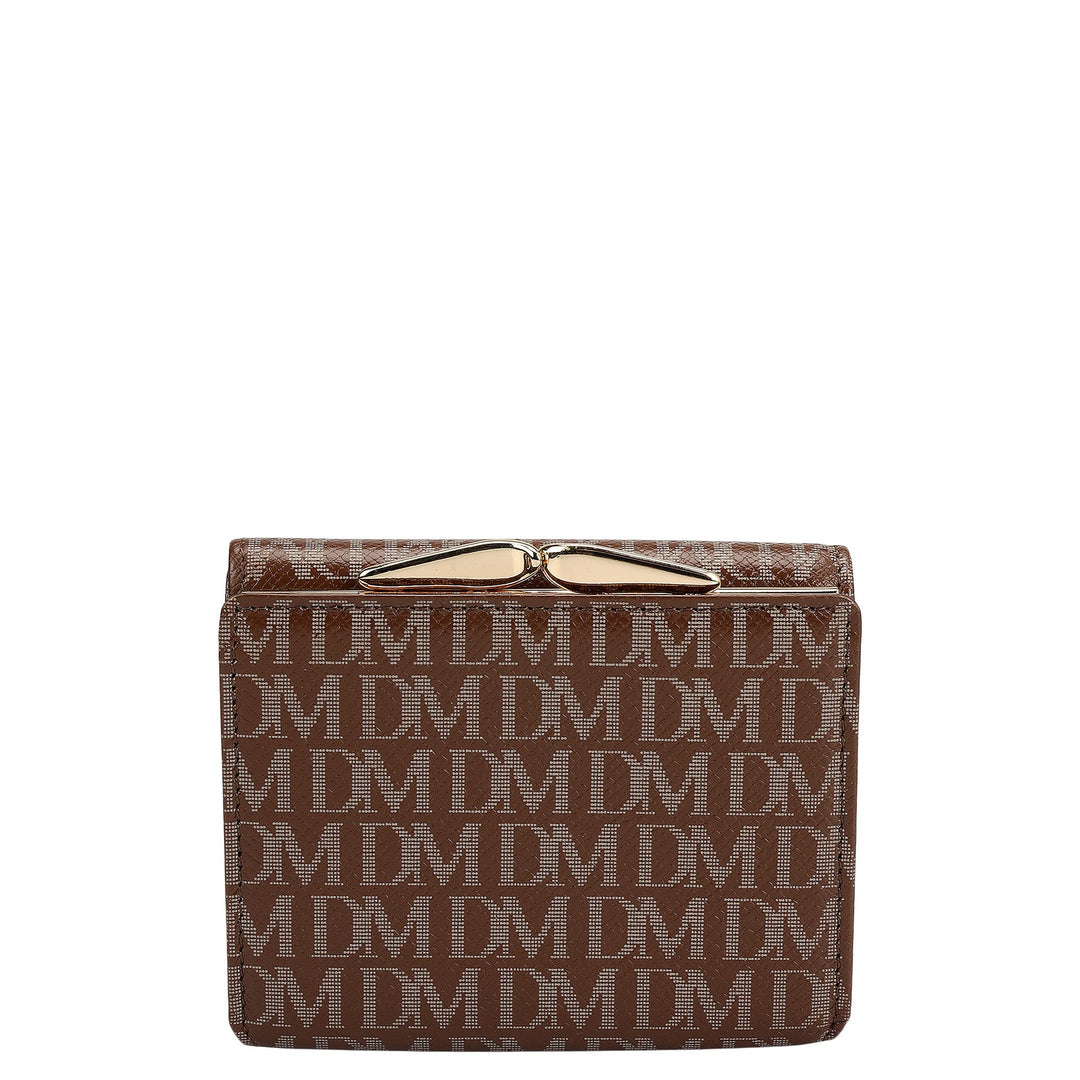 Monogram Leather Ladies Wallet - Date