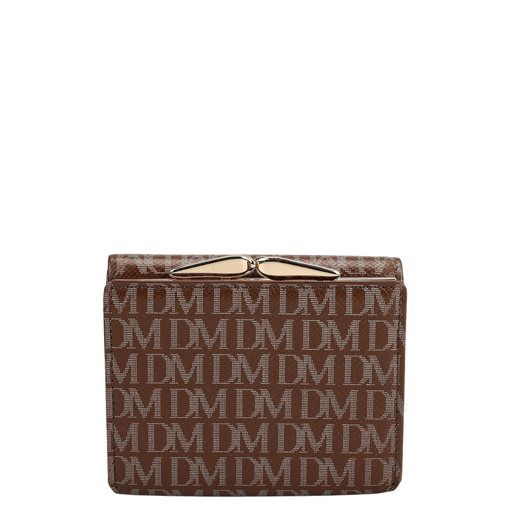 Monogram Leather Ladies Wallet - Date