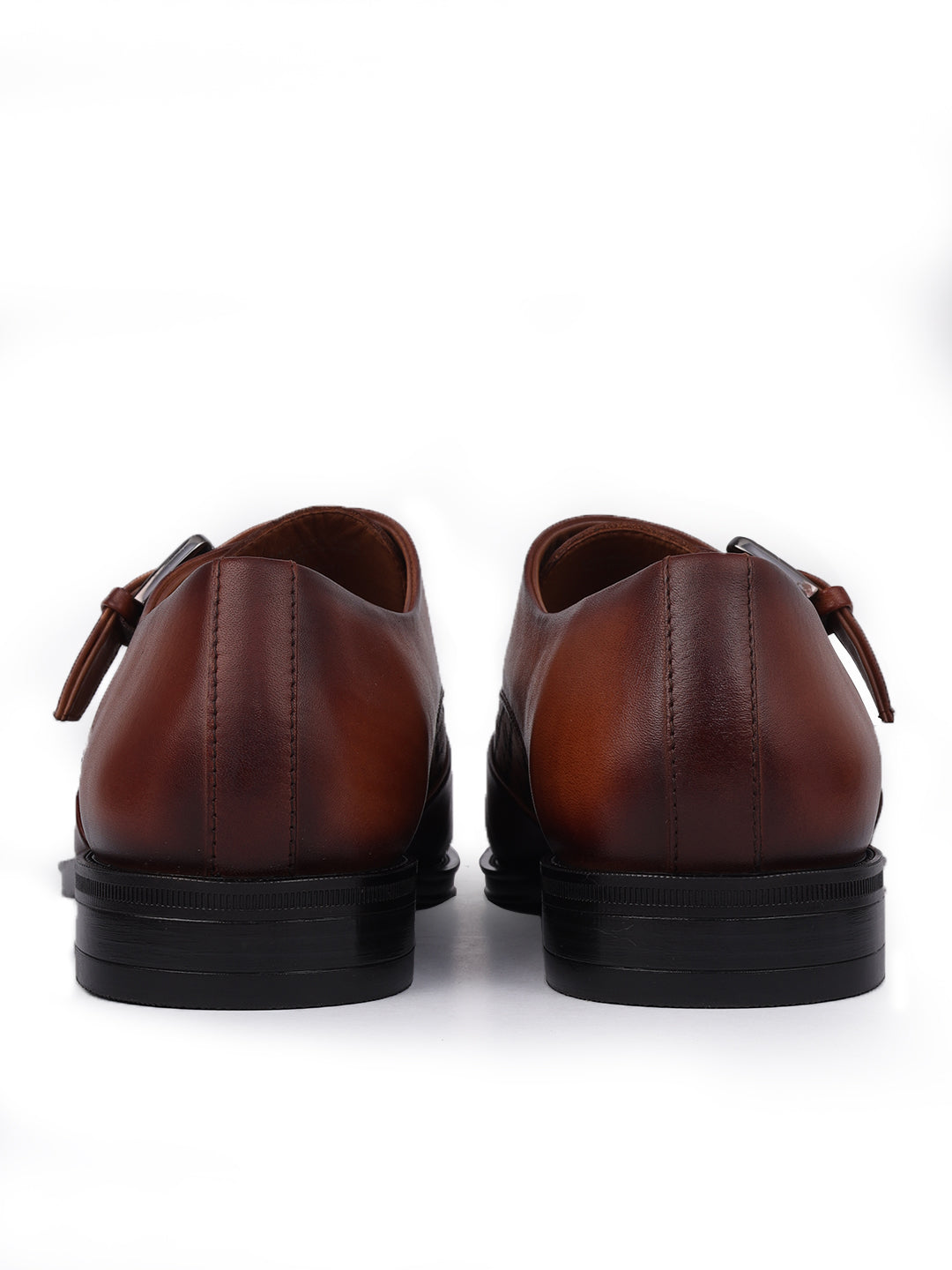 Tan Leather Monk Straps