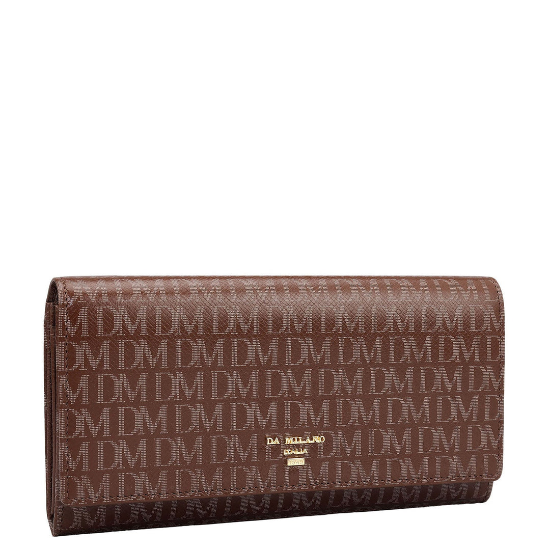 Monogram Leather Ladies Wallet - Date