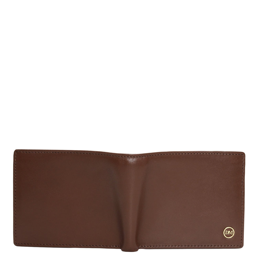 Brown Bifold Leather Mens Wallet