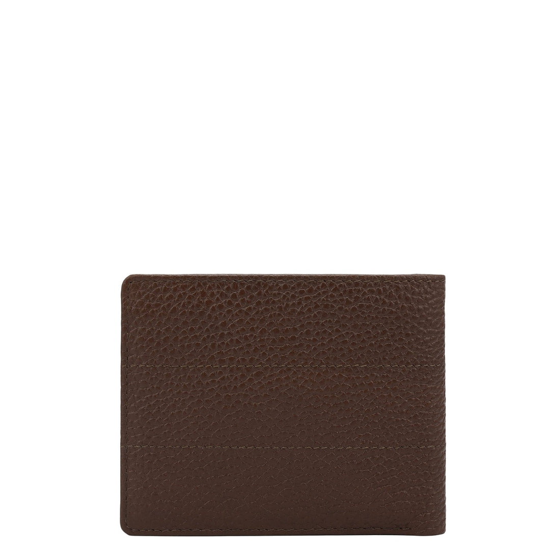 Espresso Bifold Leather Mens Wallet