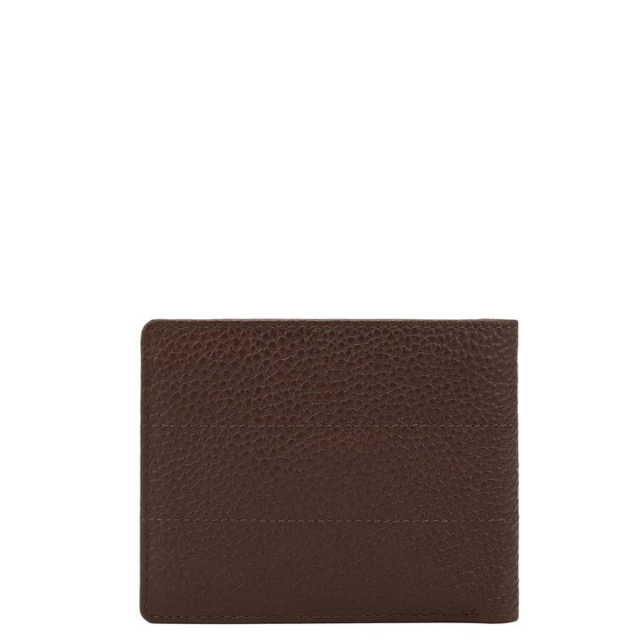 Espresso Bifold Leather Mens Wallet