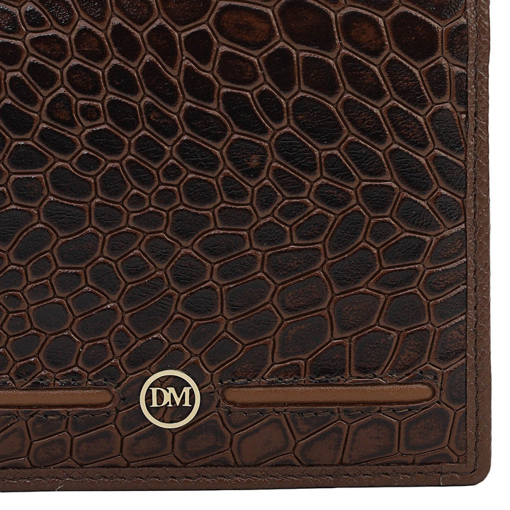 Date Bifold Leather Mens Wallet