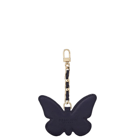 Wax Leather Bag Hanging - Ink Blue