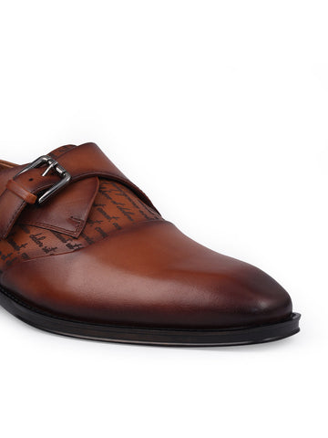 Tan Leather Monk Straps