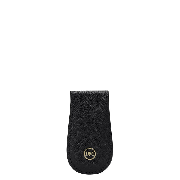 Franzy Leather Money Clip - Black