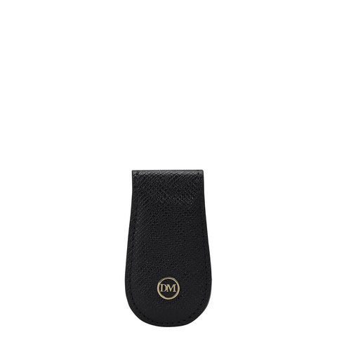 Franzy Leather Money Clip - Black