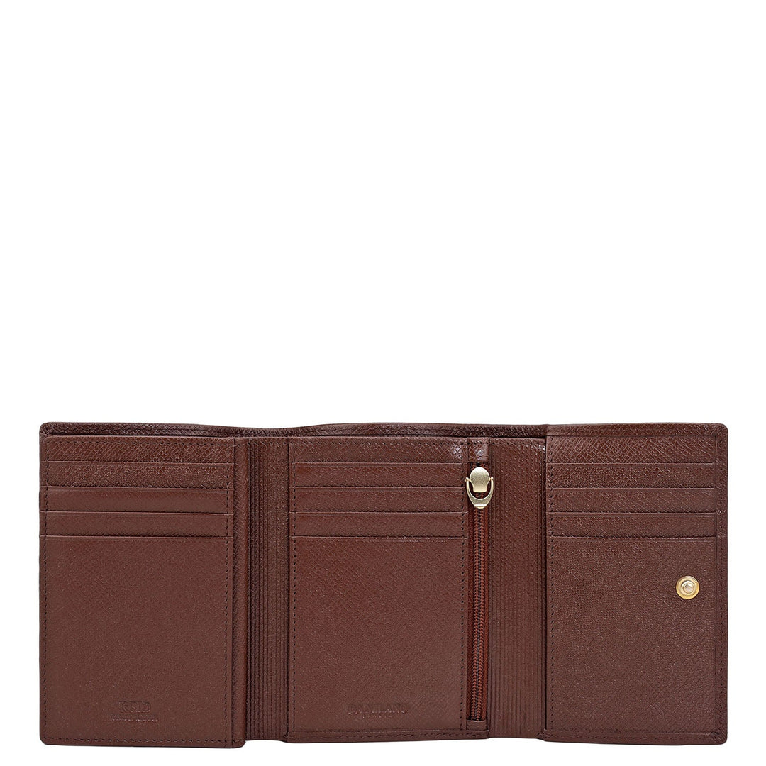 Croco Leather Ladies Wallet - Date