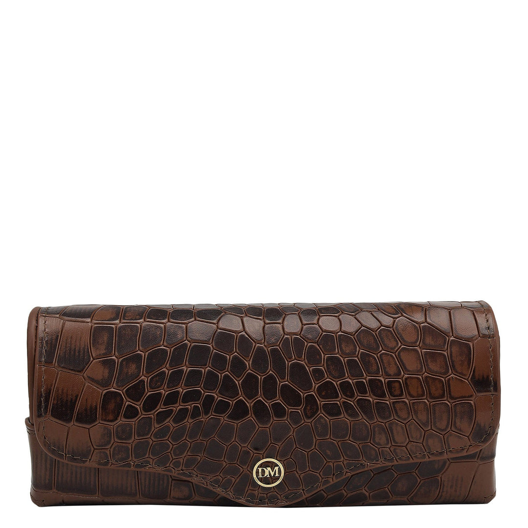 Croco Leather Spectacle Case - Date