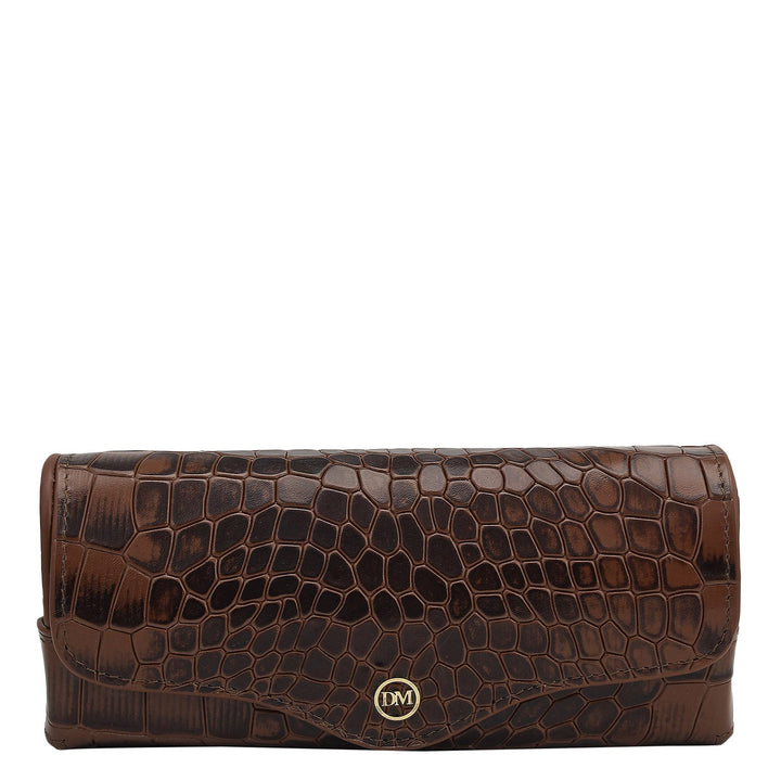 Croco Leather Spectacle Case - Date