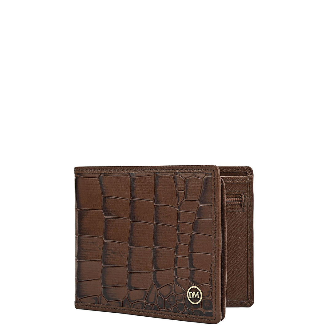 Date Bifold Leather Mens Wallet