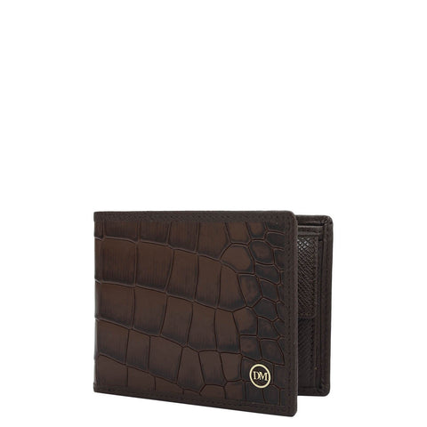 Date Bifold Leather Mens Wallet