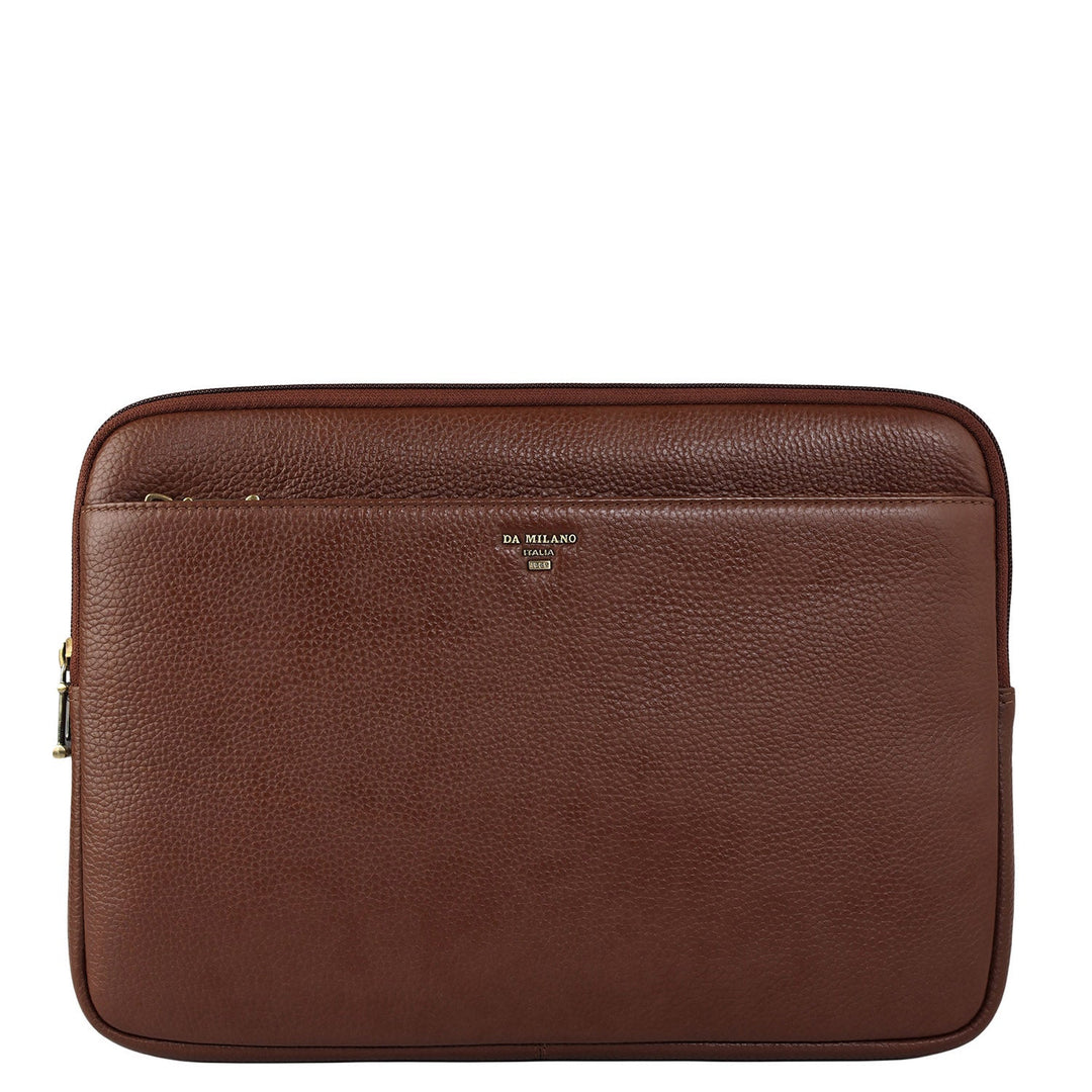 Wax Leather Laptop Sleeve - Espresso