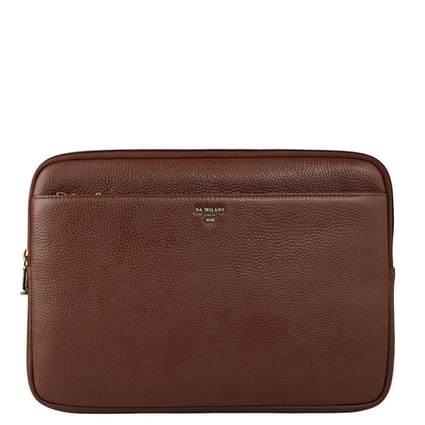Wax Leather Laptop Sleeve - Espresso