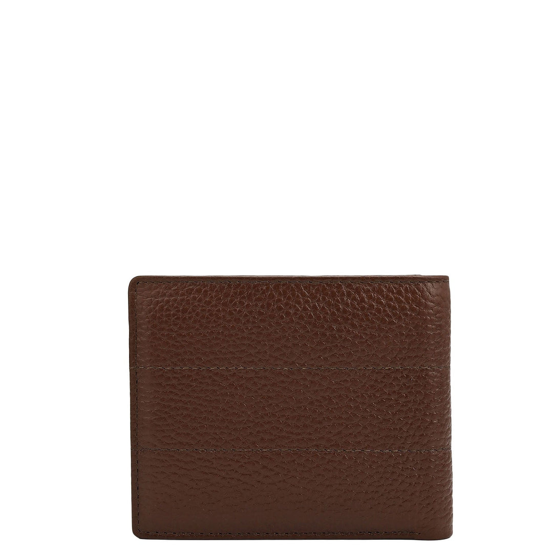 Espresso Bifold Leather Mens Wallet