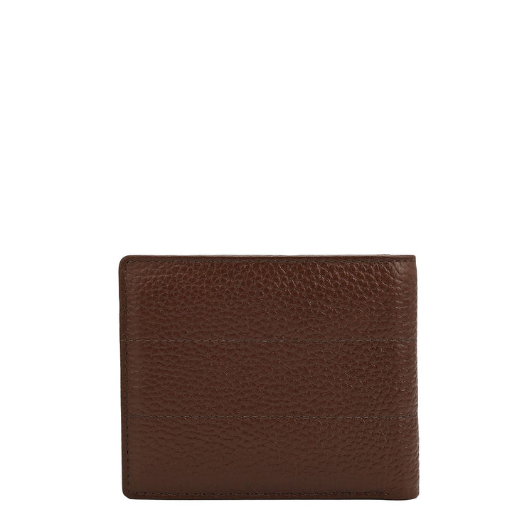 Espresso Bifold Leather Mens Wallet