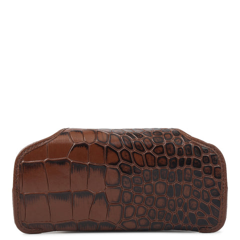 Croco Leather Spectacle Case - Date
