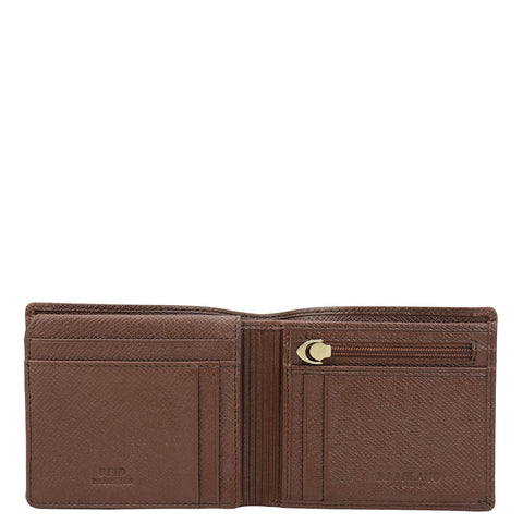 Date Bifold Leather Mens Wallet