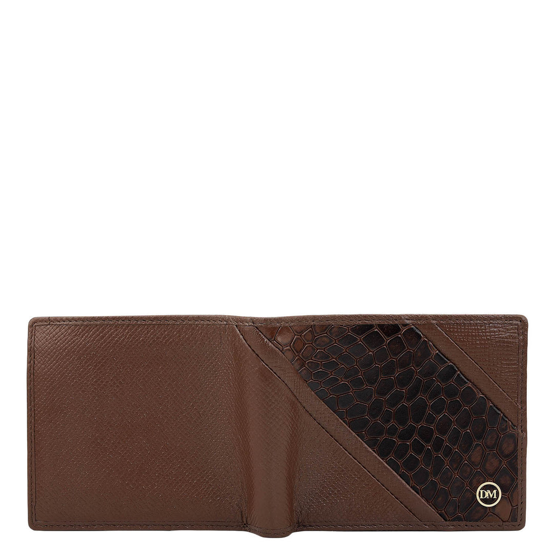Date Bifold Leather Mens Wallet