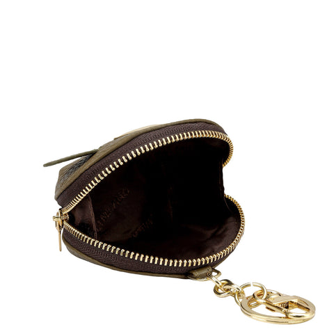 Wax Leather Bag Hanging - Moss