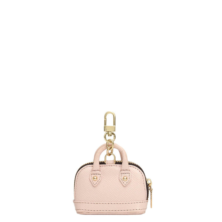 Franzy Leather Bag Hanging - Blush
