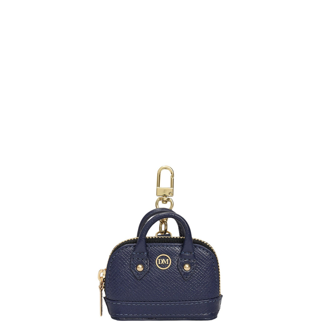 Franzy Leather Bag Hanging - Ink Blue