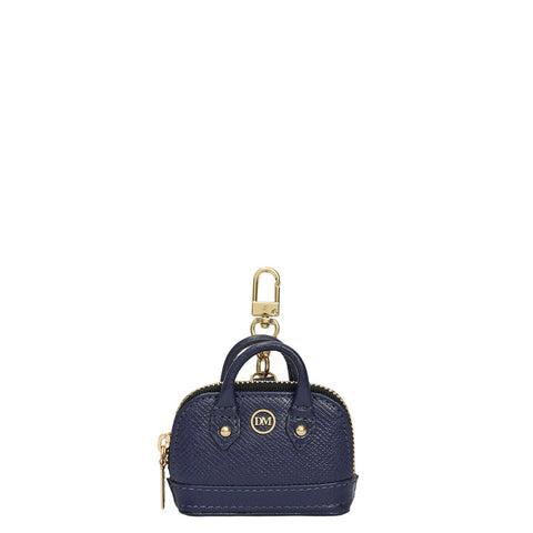Franzy Leather Bag Hanging - Ink Blue
