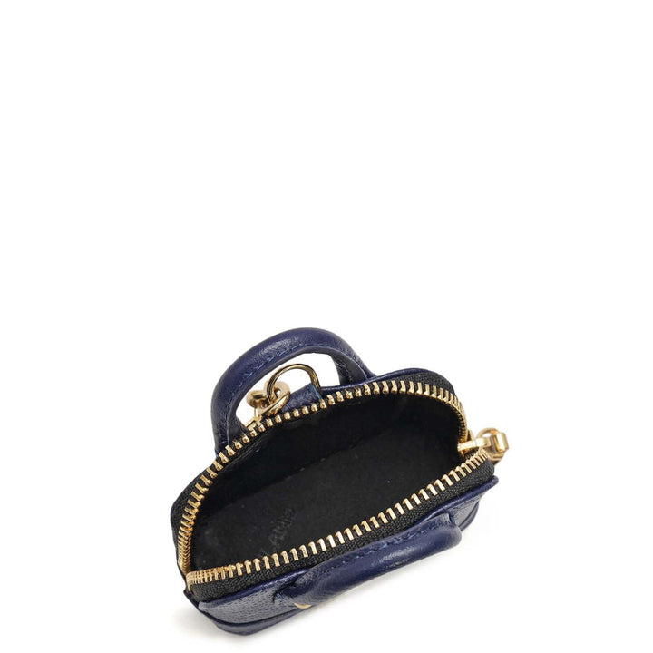 Franzy Leather Bag Hanging - Ink Blue