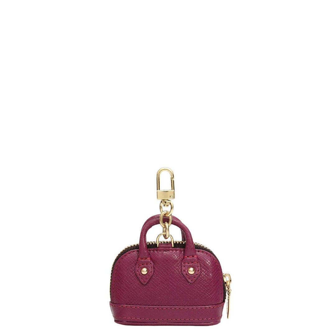 Franzy Leather Bag Hanging - Orchid