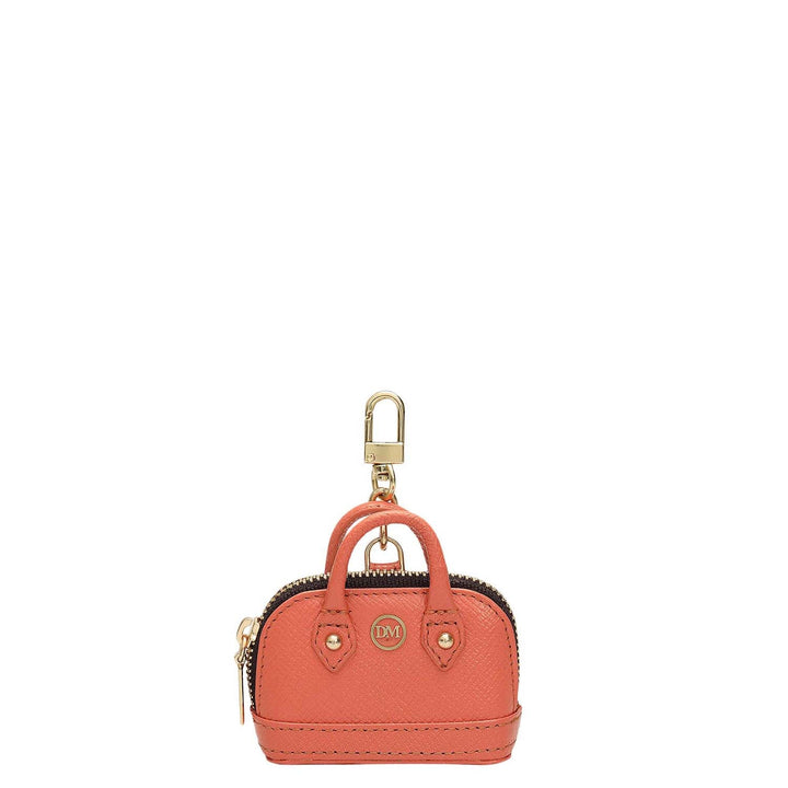 Franzy Leather Bag Hanging - Salmon