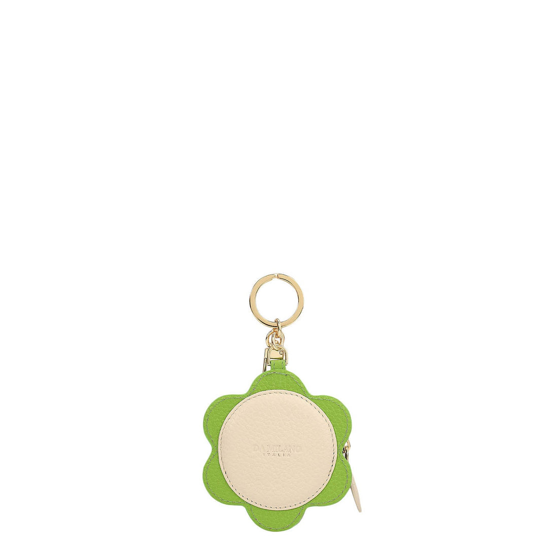 Wax Leather Bag Hanging - Marshmallow & Slime