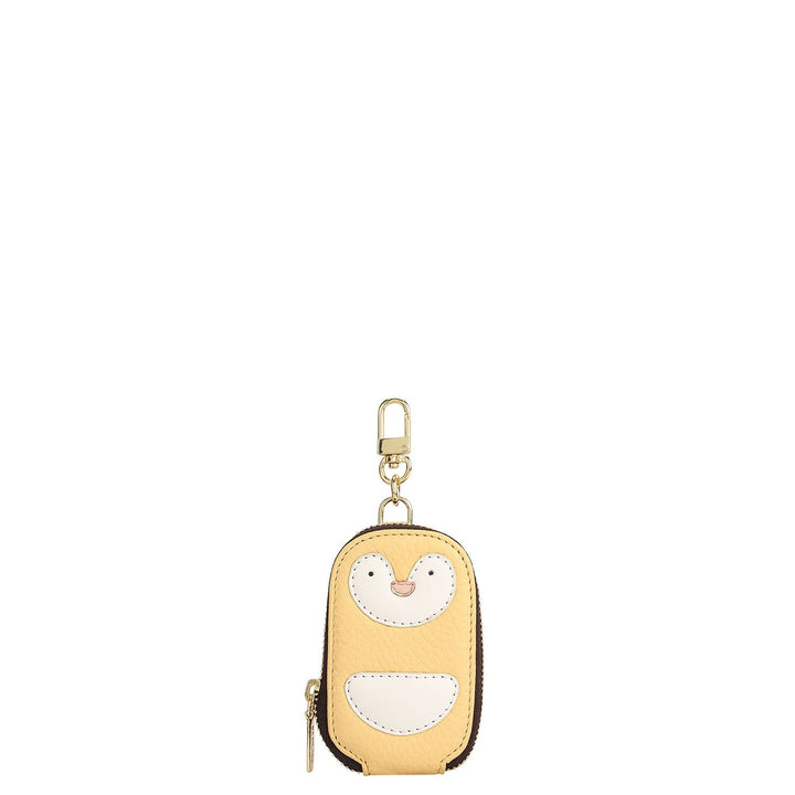 Wax Leather Bag Hanging - Beige