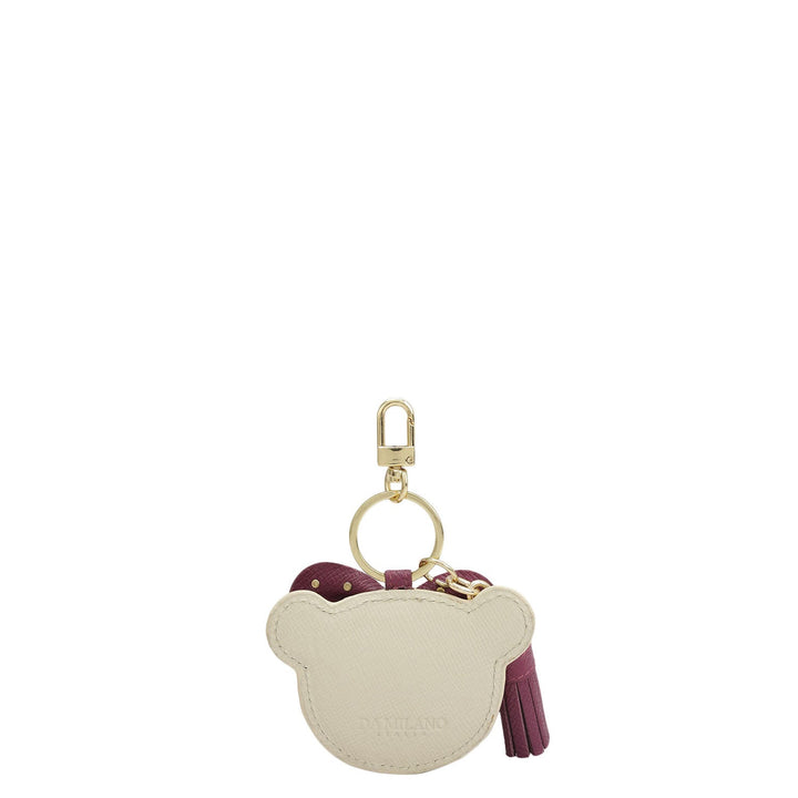 Saffiano Leather Bag Hanging - Dove
