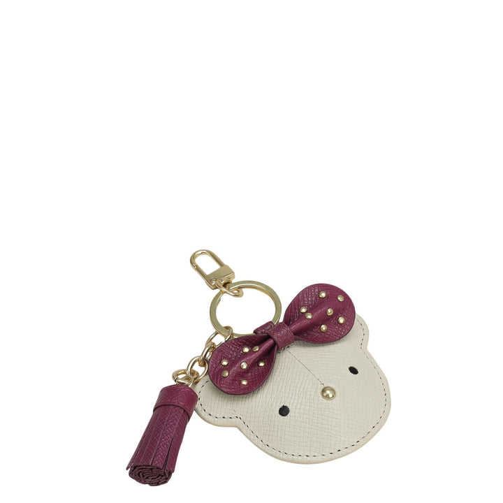 Saffiano Leather Bag Hanging - Dove