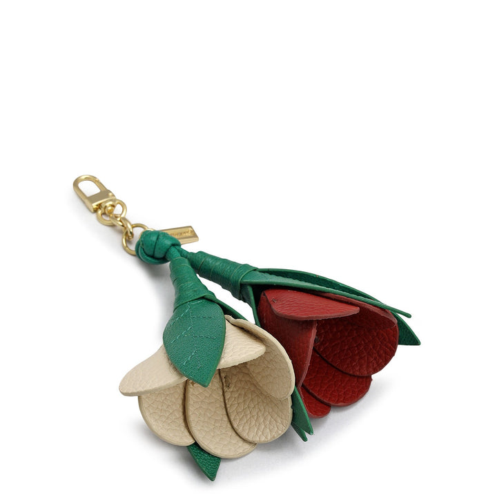 Wax Leather Bag Hanging - Green & Berry