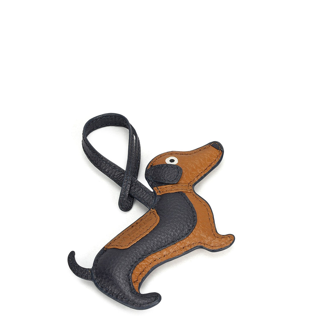 Wax Leather Bag Hanging - Navy