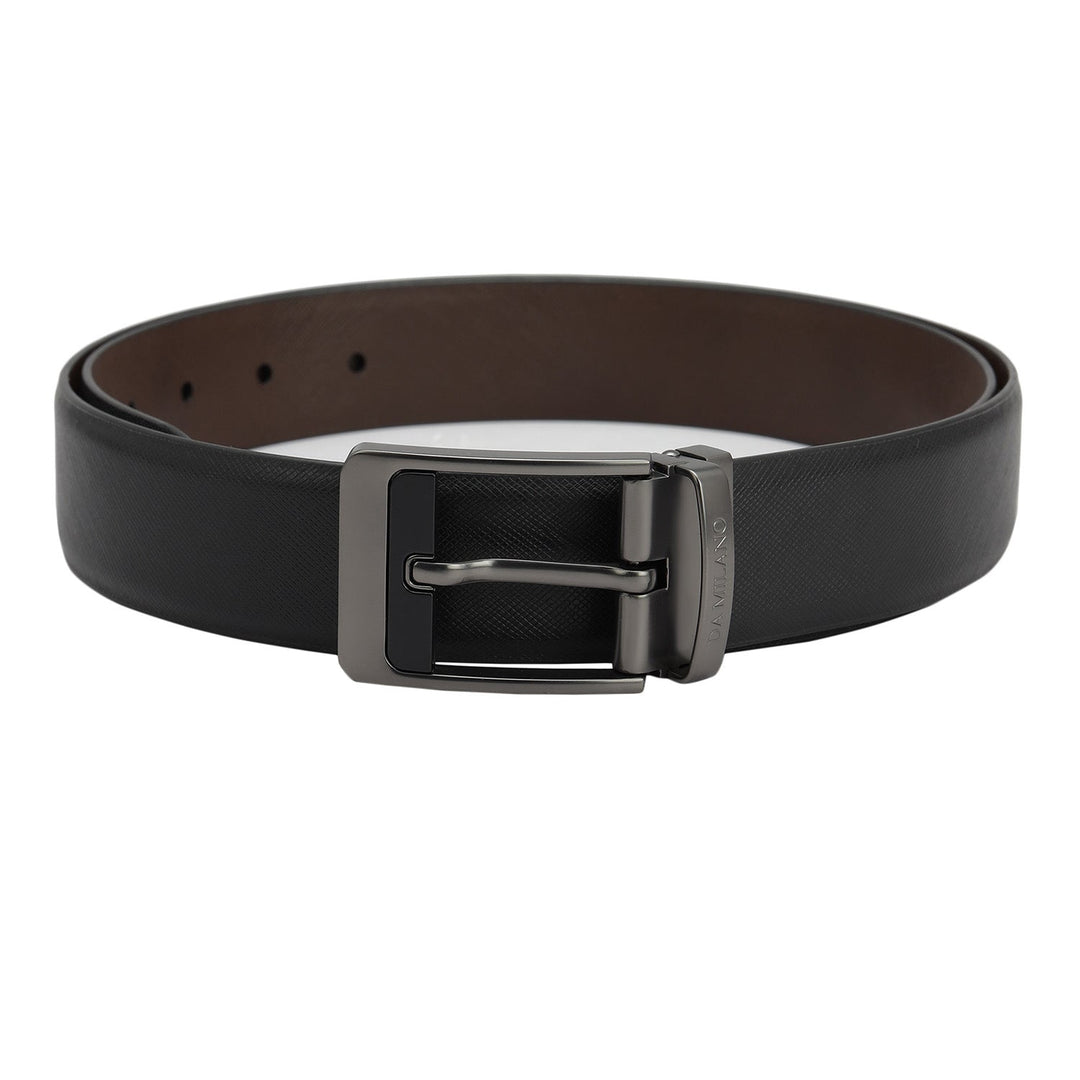Formal Saffiano Leather Mens Belt